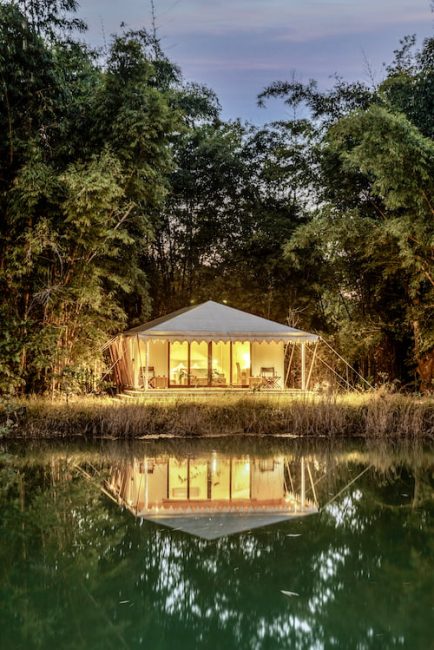 Tented Suite Exterior 2 - Bagh Villas (c) Kanha TR-2